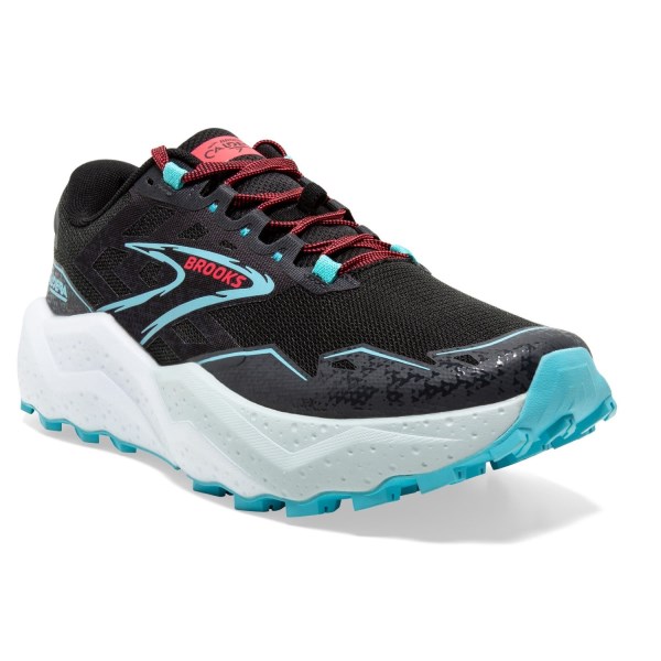 Brooks Caldera 7 - Womens Trail Running Shoes - Black/Ebony/Bluefish