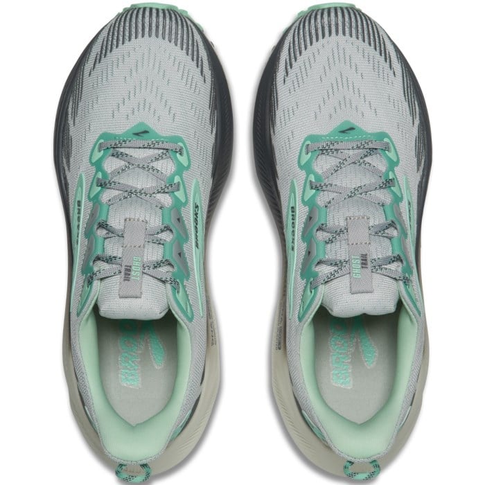 Brooks Ghost Trail - Womens Trail Running Shoes - Harbor Mist/Poppy/Yucca
