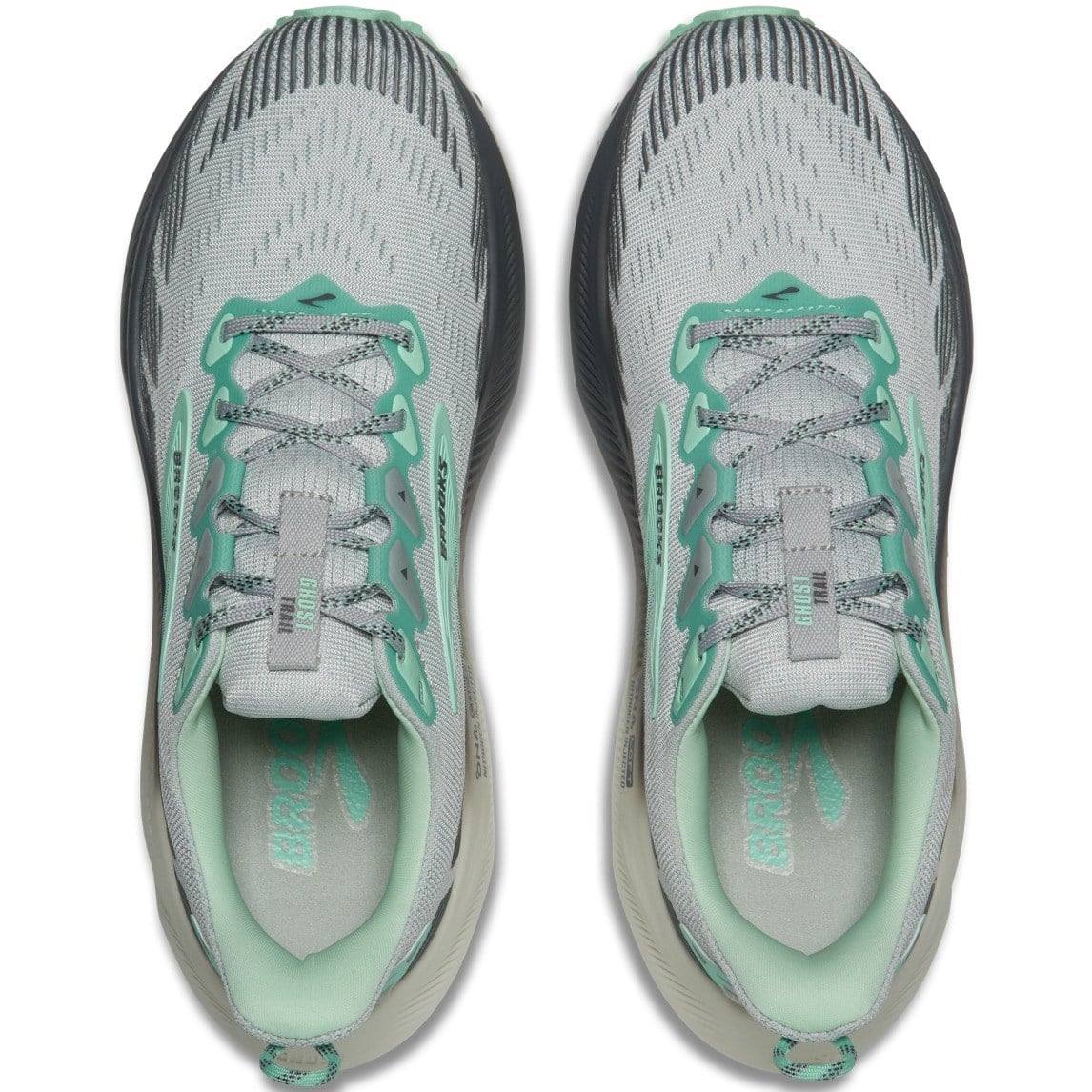 Brooks Ghost Trail - Womens Trail Running Shoes - Harbor Mist/Poppy/Yucca