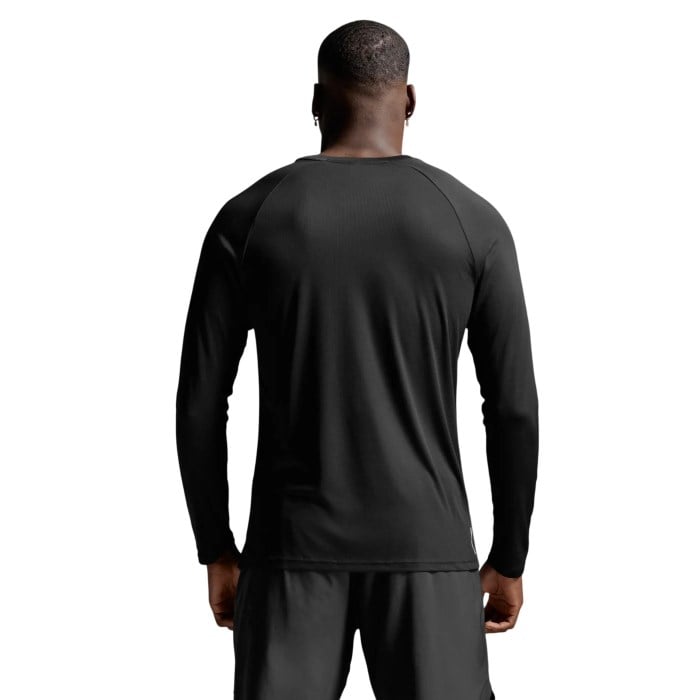 2XU Mens Aero Long Sleeve Top - Black/Silver Reflective