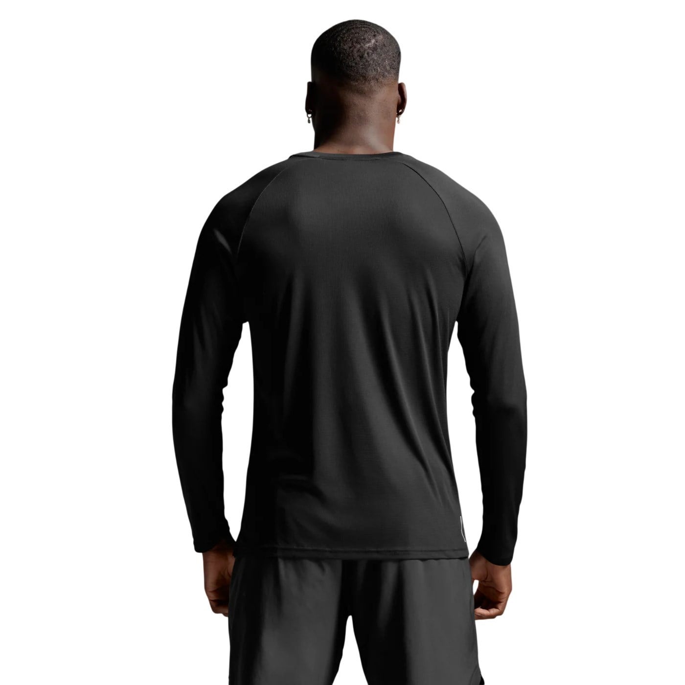 2XU Mens Aero Long Sleeve Top - Black/Silver Reflective