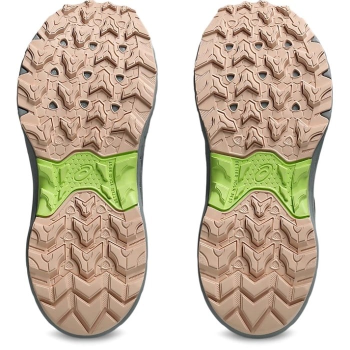 Asics Gel Venture 9 PS - Kids Trail Running Shoes - Black/Whisper Green