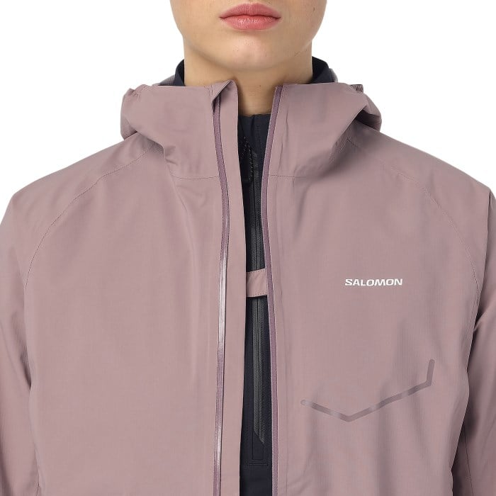 Salomon Bonatti Waterproof Womens Jacket - Antler - image 3