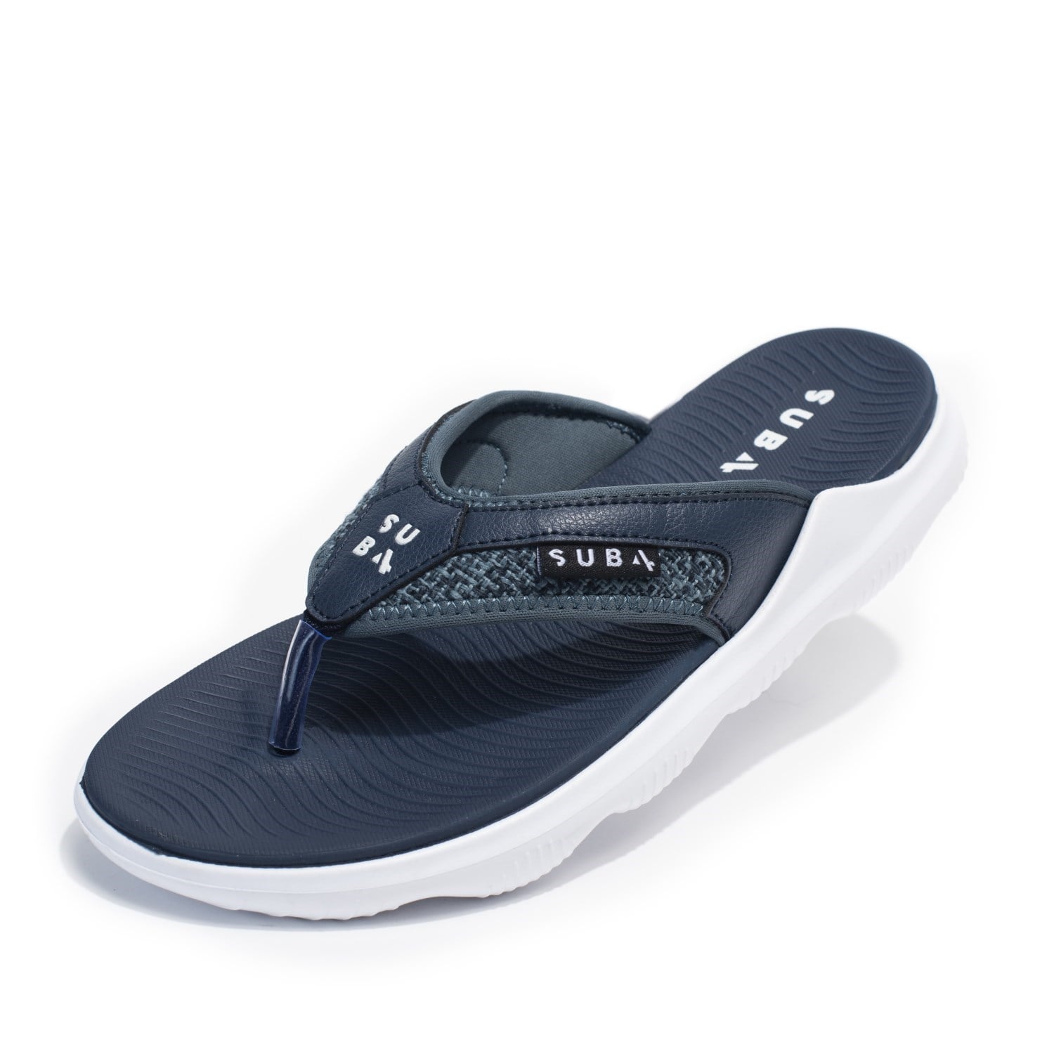 SUB4 Evo Recovery Thongs - Navy/White