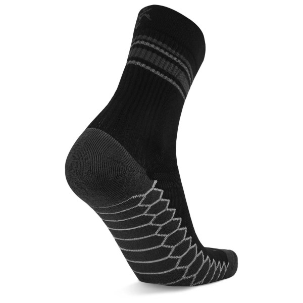 Balega Silver Mini Crew Running Socks - Black