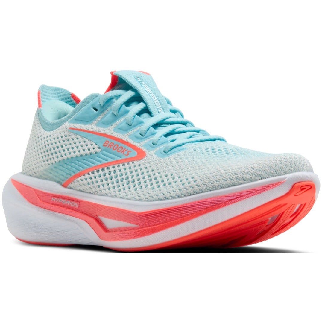 Brooks Hyperion 3 - Womens Running Shoes - White/Pink Clay/Atom