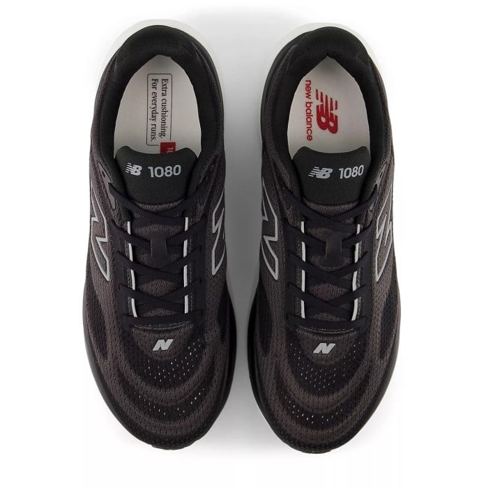 New Balance 1080v15 - Mens Running Shoes - Black/Slate Grey/Faded Black