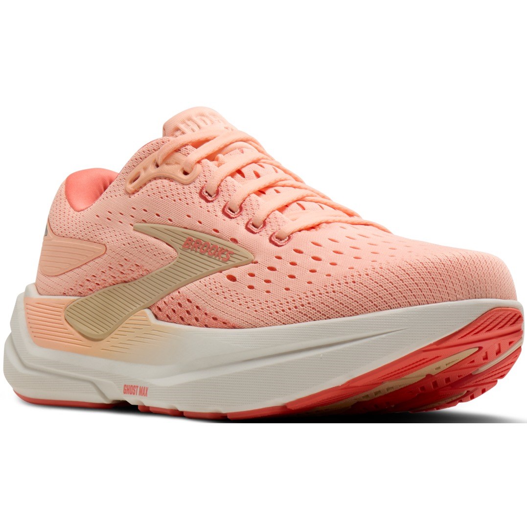 Brooks Ghost Max 3 - Womens Running Shoes - Peach/Sand/Coconut