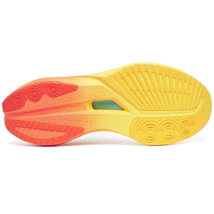 Saucony Endorphin Speed 5 - Mens Running Shoes - Ivory/Fire