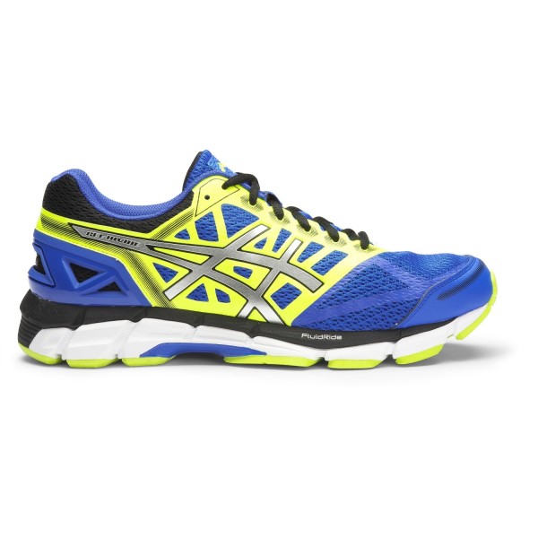 Asics Gel Divide 2 (4E) - Mens Running Shoes - Electric Blue/Silver/Flash Yellow