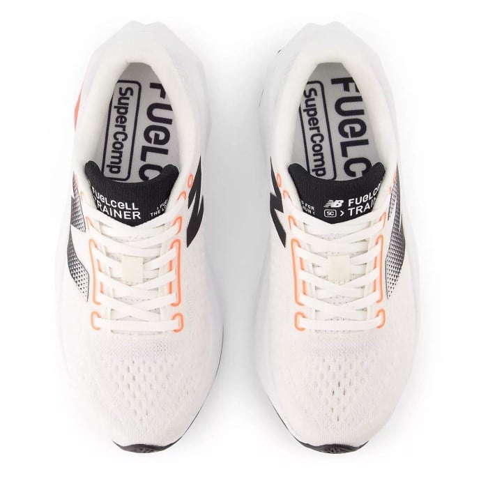 New Balance FuelCell SuperComp Trainer v3 - Womens Running Shoes - Seal Salt/Urgent Red/Black