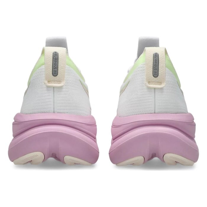 Asics Gel Nimbus 28 - Womens Running Shoes - White/Hazy Lilac - image 4