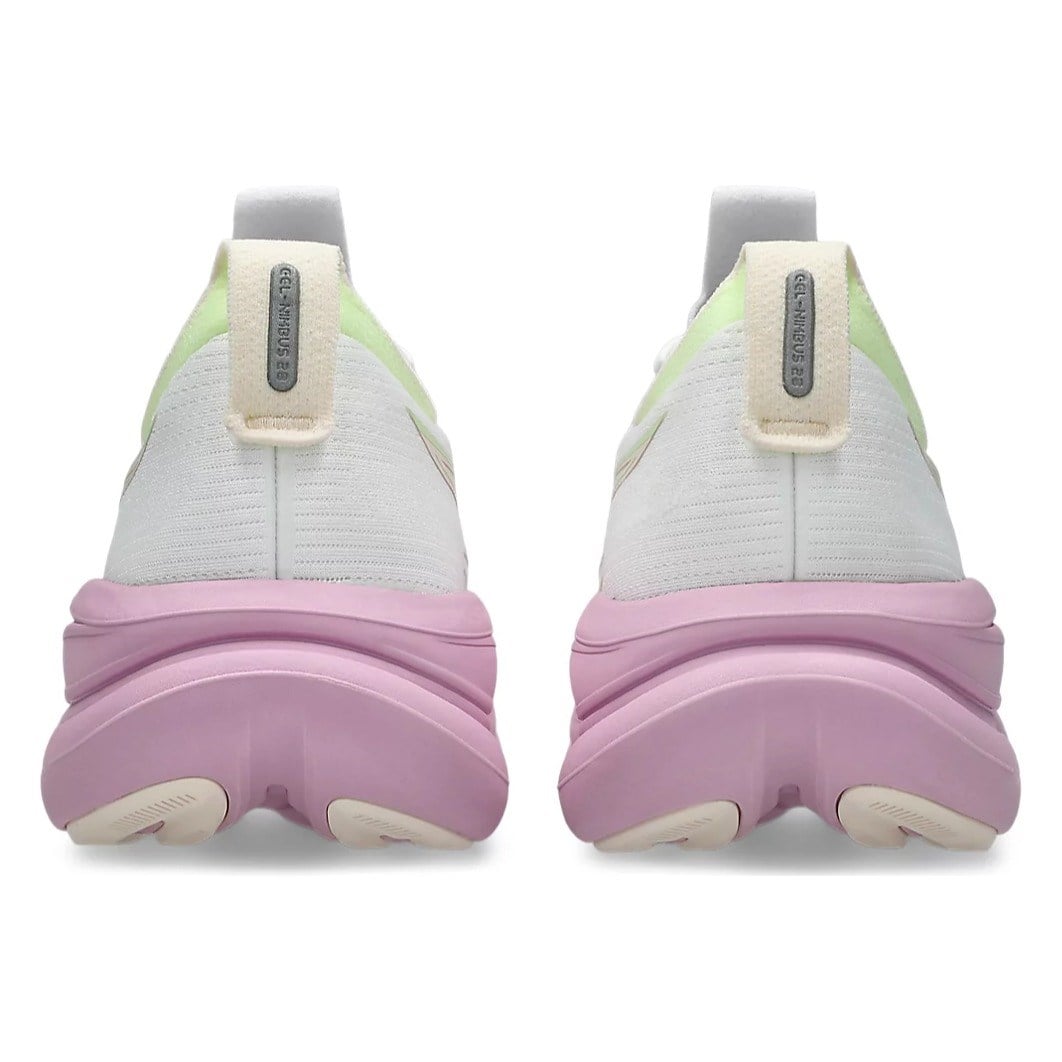Asics Gel Nimbus 28 - Womens Running Shoes - White/Hazy Lilac - image 4