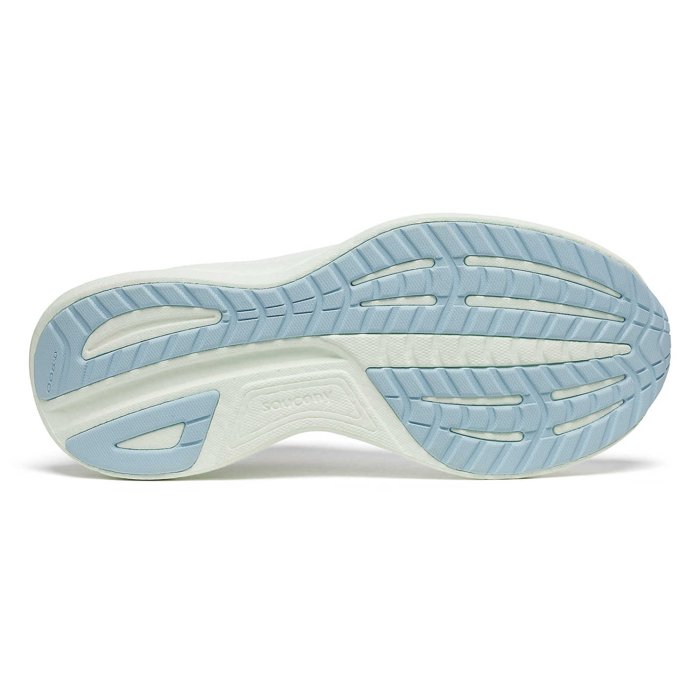 Saucony Ride 18 - Womens Running Shoes - White/Lettuce