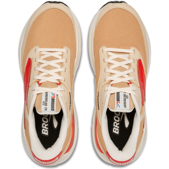 Brooks Adrenaline GTS 24 - Mens Running Shoes - CMA Run It Back Taffy/Cherry Tomato/Black