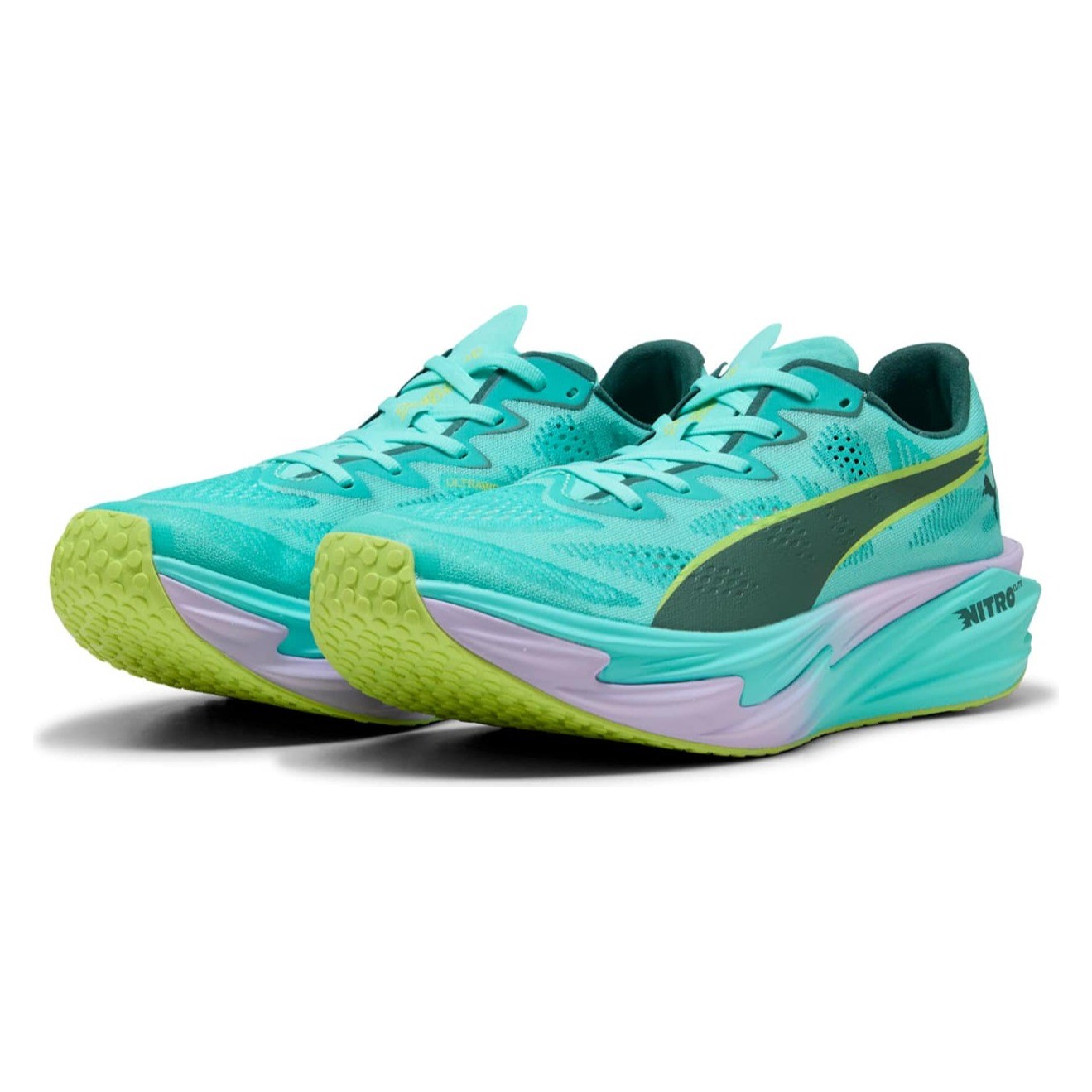 Puma Deviate Nitro Elite 4 Hyrox - Mens Running Shoes - Intense Mint/Light Lavender - image 6