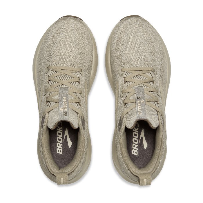Brooks Glycerin 22 - Mens Running Shoes - London Fog/Almond Oil