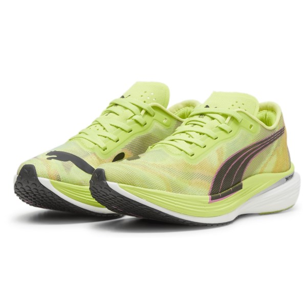 Puma Deviate Nitro Elite 2 Psychedelic Rush - Womens Running Shoes - Lime Pow/Poison Pink/Black