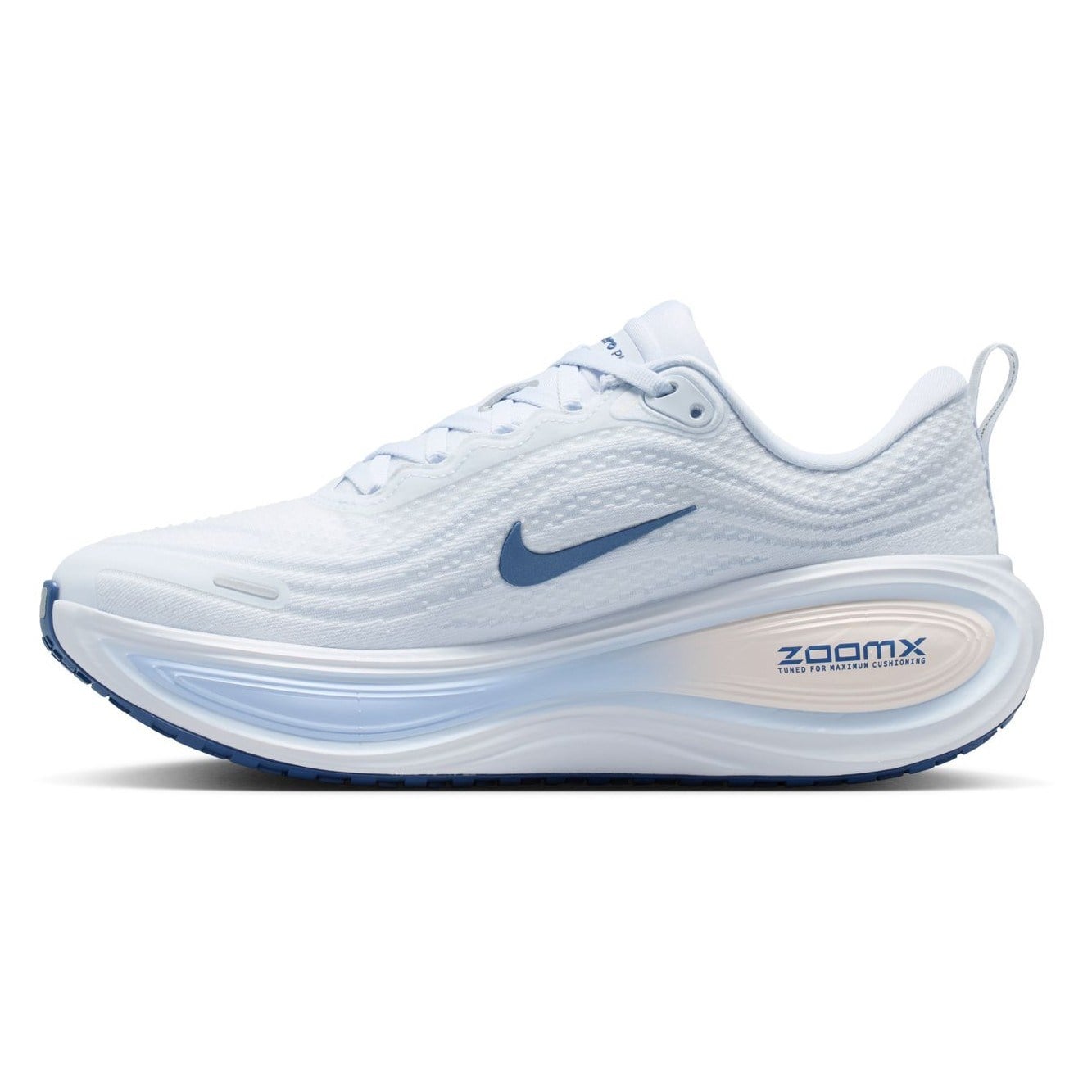 Nike Vomero Plus - Womens Running Shoes - White/Aluminium/Football Grey - image 3
