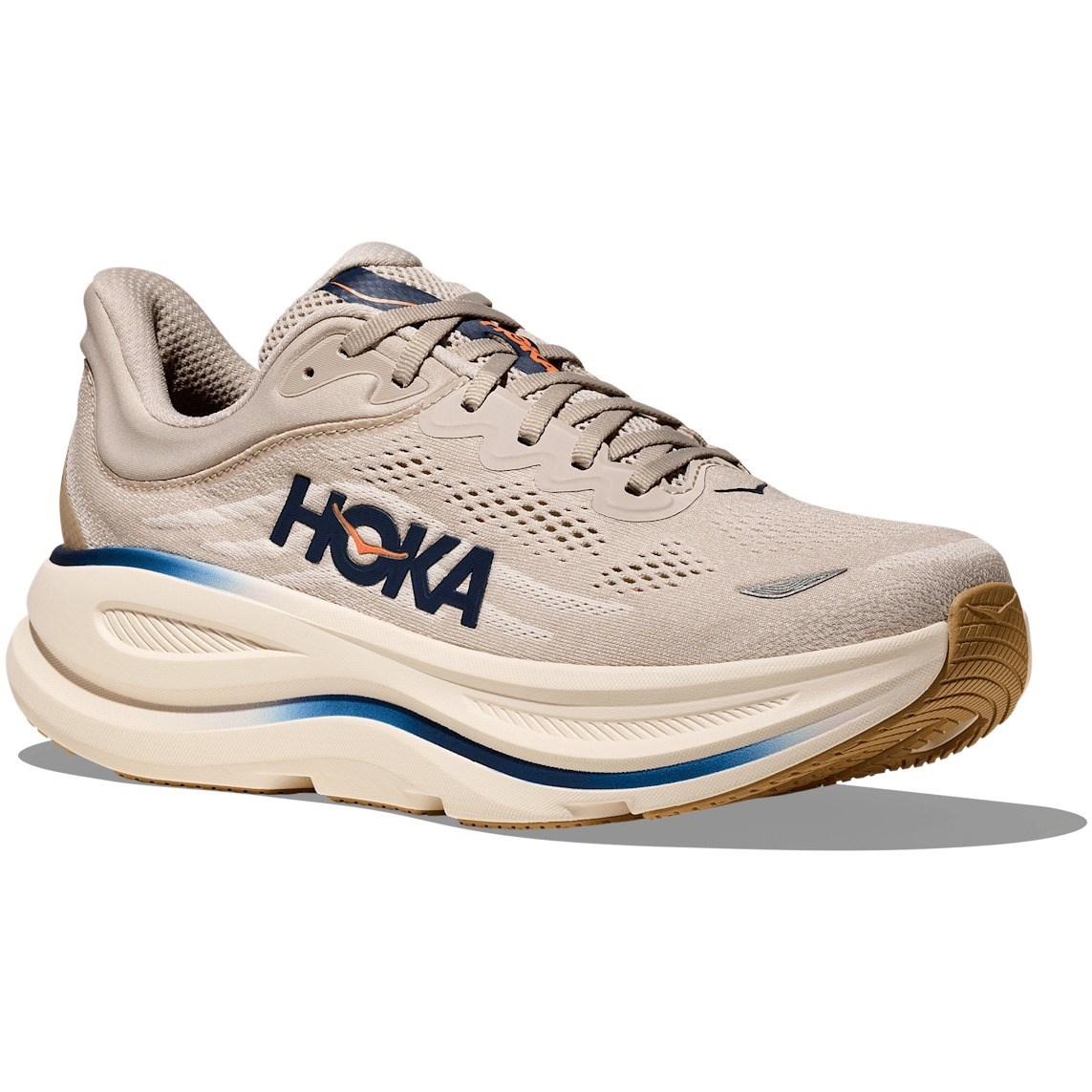 Hoka Bondi 9 - Mens Running Shoes - Stucco/Grout