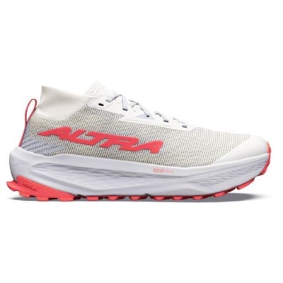 Altra Olympus 275 HiLo - Mens Trail Running Shoes - Vaporous Gray/Fiery Coral