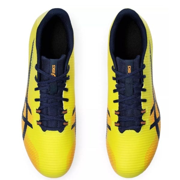 Asics Hyper Sprint 8 - Unisex Sprint Track Spikes - Bright Yellow/Blue Expanse