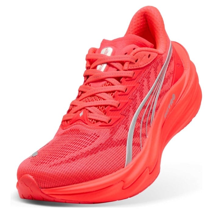 Puma Deviate Nitro 4 - Womens Running Shoes - Ultra Red/Puma Silver - image 5