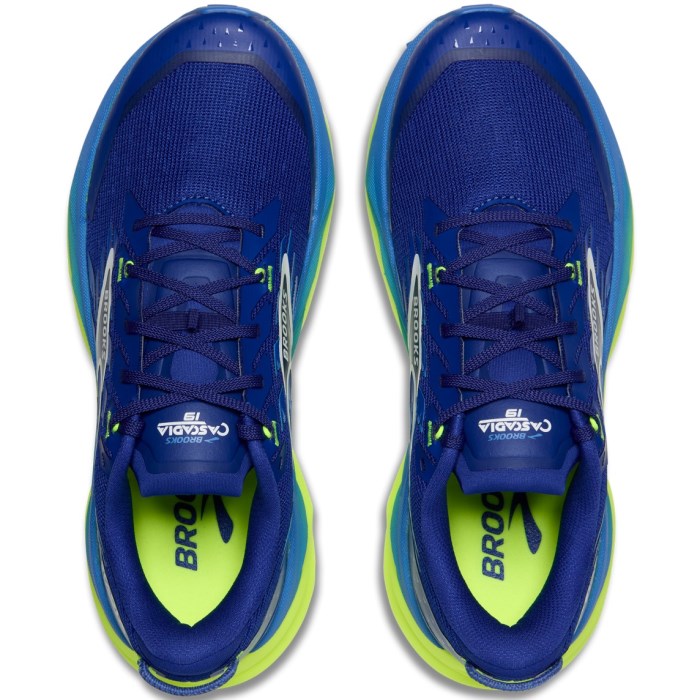 Brooks Cascadia 19 - Mens Trail Running Shoes - Surf The Web/Nigthlife/White