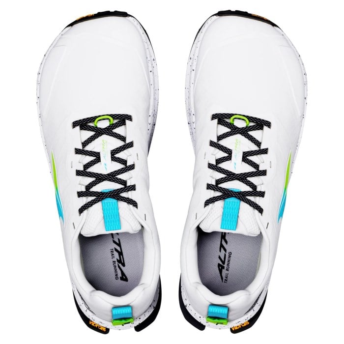 Altra Lone Peak 9+ - Mens Trail Running Shoes - White/Blue Fish/Sharp Green - image 4