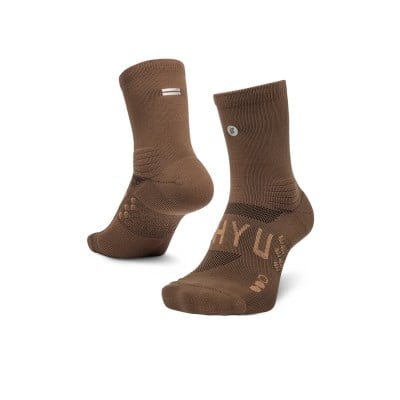 SHYU Crew Racing Socks - Espresso/Espresso/Espresso