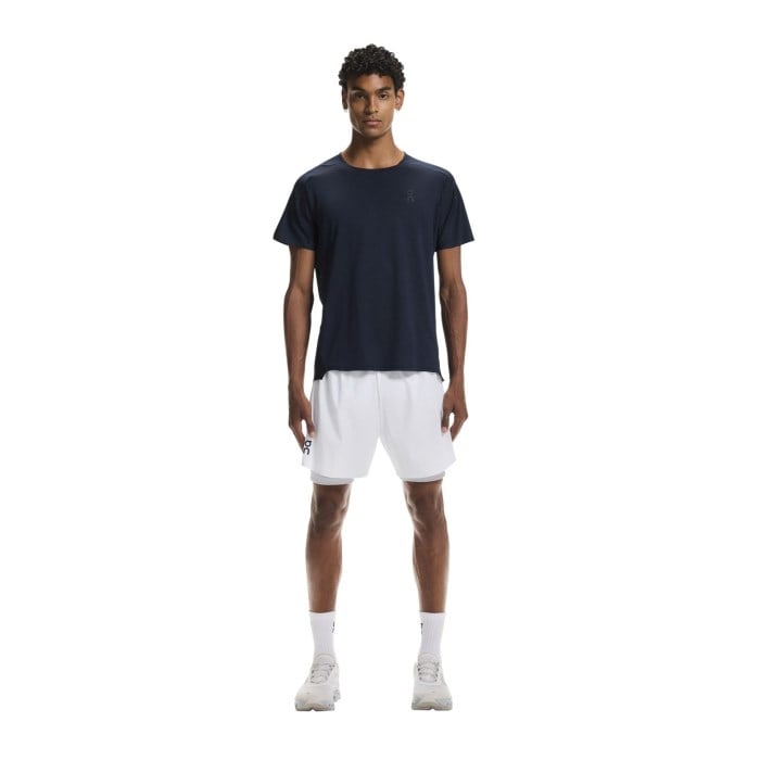 On Running Performance-T Mens Running T-Shirt - Navy/Black
