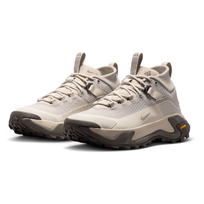 Nike ACG Zegama Hike - Womens Hiking Shoes - Cream/Light Orewood/Brown Cave Stone - image 2
