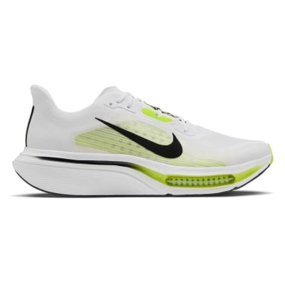 Nike Pegasus Plus 2 - Mens Running Shoes - White/Black-Lemon Venom