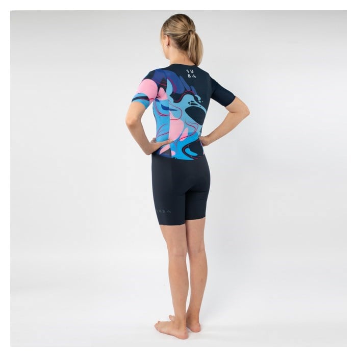 Sub4 Womens Triathlon Speedsuit - Seamless - Hyper Swirl