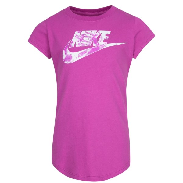 Nike Cloud Wash Fill Kids Girls T-Shirt - Active Fuchsia