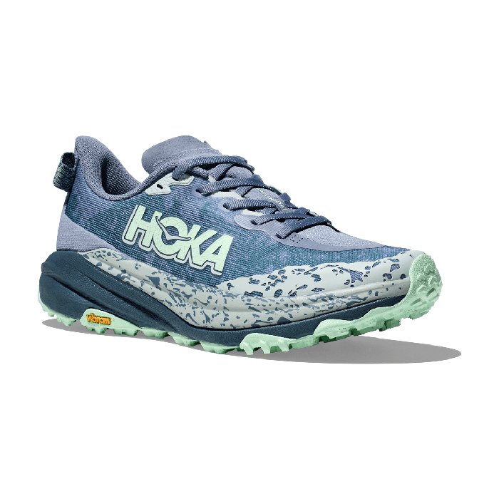 Hoka Speedgoat 6 - Womens Trail Running Shoes - Feldspar/Bluemoonlight/Thunder Cloud Twilight