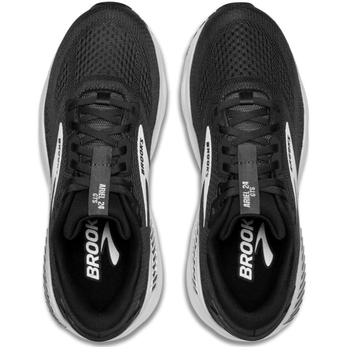 Brooks Ariel GTS 24 - Womens Running Shoes - Ebony/Black/White