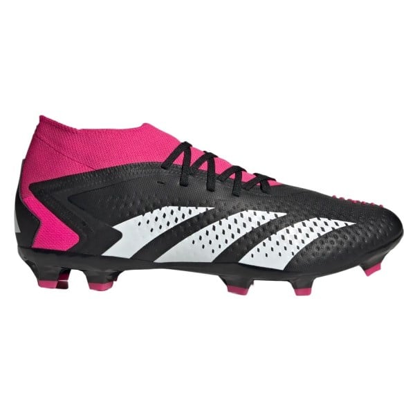 adidas Predator Accuracy.2 FG - Unisex Football Boots - Core Black/Cloud White/Team Shock Pink