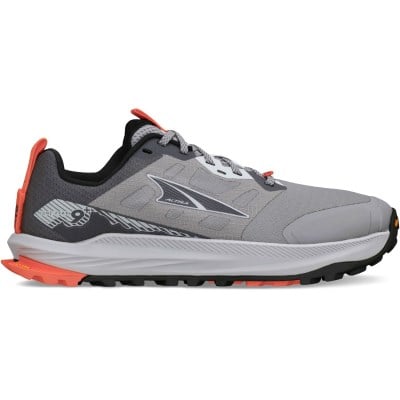 Altra Lone Peak 9+ - Womens Trail Running Shoes - Gray/Orange