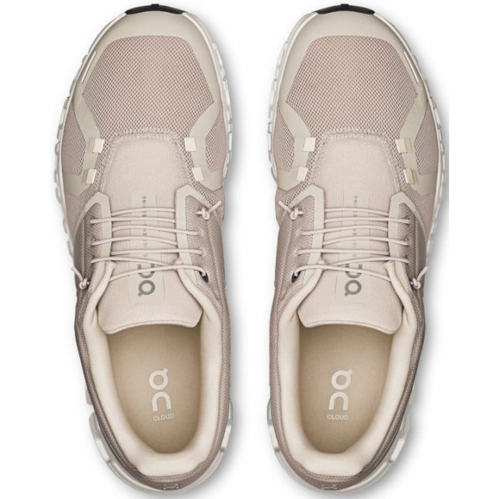 On Cloud 6 - Mens Running Shoes - Pearl/White