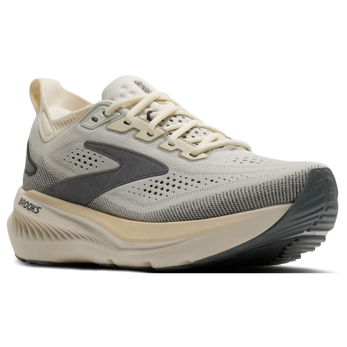 Brooks Glycerin 23 - Mens Running Shoes - Coconut/Bleached Grey