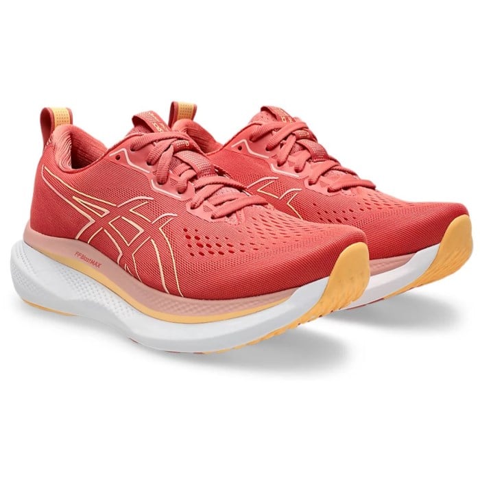 Asics GlideRide Max - Womens Running Shoes - Dark Pink Clay/Orange Glow