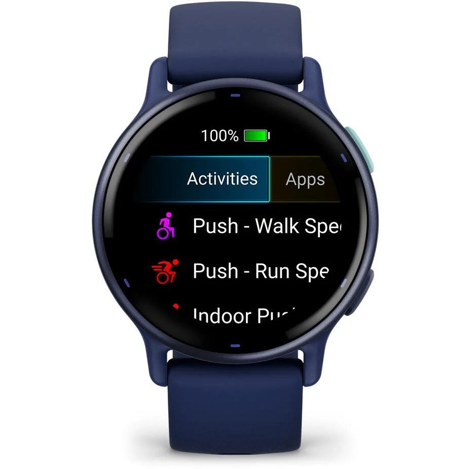 Garmin Vivoactive 5 GPS Smartwatch - Metallic Navy/Navy