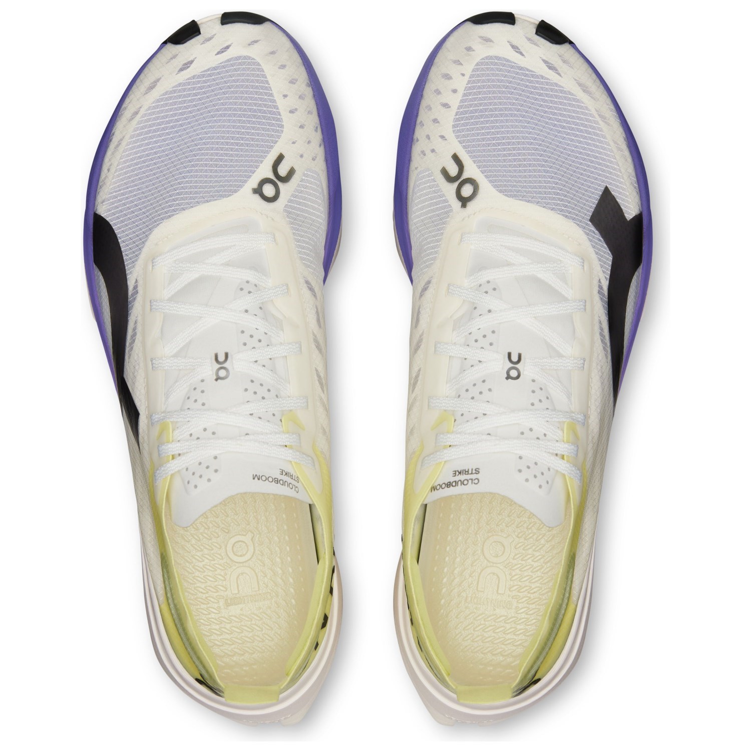 On Cloudboom Strike - Womens Road Racing Shoes - Juniper/Limelight