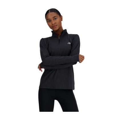 New Balance Sport Essentials Space Dye Womens Quarter Zip