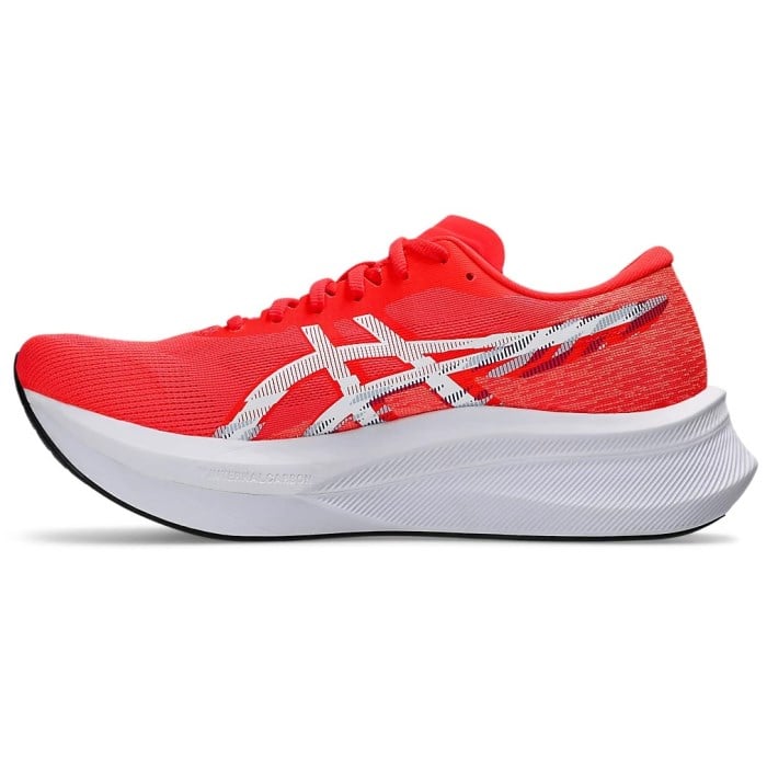 Asics Magic Speed 4 - Mens Road Racing Shoes - Flash Red/White
