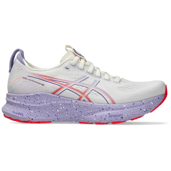 Asics Gel Kayano 32 Tokyo - Womens Running Shoes - Cream/Edo Purple