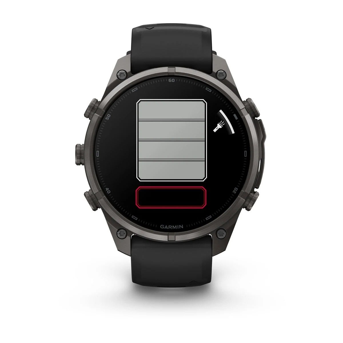 Garmin Fenix 9 Pro 47mm Premium Multisport Smartwatch - Carbon Grey DLC Titanium with Black/Pebble - Carbon Grey DLC Titanium with Black/Pebble Grey Silicone Band - image 10
