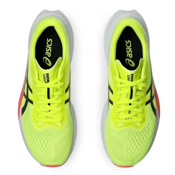 Asics Magic Speed 4 - Womens Road Racing Shoes - Safety Yellow/Black