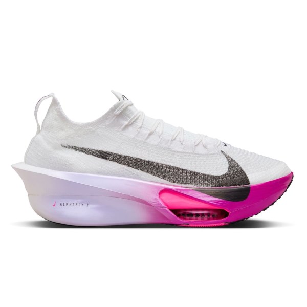 Nike Alphafly 3 - Mens Road Racing Shoes - White/Black/Purple Agate/Vivid Grape